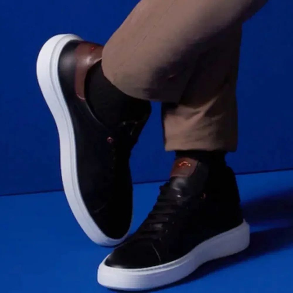 Good Man Brand Black Legend London Black/Dark Vachetta Italian Nappa Leather